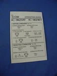 Icom IC-W21AT IC-W21ET Handheld Fm Ham Transceivers Operating Guide (original). Fixed Price $19.99.