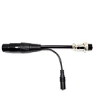 3-PIN Xlr Dynamic To Round Adapter HS-04BD For Cobra. Fixed Price $18.99.