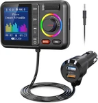 Nulaxy Bluetooth Fm Transmitter For Car, Wireless V5.0 Adapter Wit. Fixed Price $23.90.