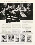 1942 Rca Victor Radio Corp War Time Print Beat The Promise Campaign. Fixed Price $17.85.