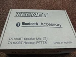 Tecnet Bluetooth Mod # TA-829BT Headset Ptt. Fixed Price $19.99.