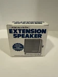 Realistic Radio Shack Cb Scanner Extension Speaker Cat No 21-549 Black. Fixed Price $32.95.