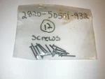 (qty 12) Relm Bk Radio MPV32 MPU32 Screw 2820-50551-932 Oem Part. Fixed Price $15.00.