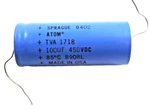 Sprague 8402 "atom" Tva 1718 Axial Electrolytic CAPACITOR100UF 450VDC. Fixed Price $28.95.
