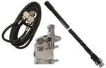 Procomm HSS995-3B 3' Single Black Fiberglass Cb Radio Antenna Kit W/mirror Mount. Fixed Price $54.99.