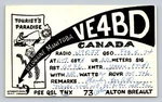 Ham Radio Qsl VE4BD Canada 1974 Yaesu FT-101 20 Meters Qso Card. Fixed Price $16.99.