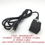 Yaesu Sommerkamp FT-902 Dm FT-901 Ac Power Cord Cable Usa Plug. Fixed Price $92.11.