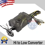 Adjustable High Low 2-CHANNEL Line Output Converter Auto Remote Amp Turn. Fixed Price $16.75.