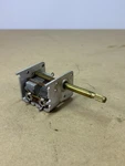 Nos 2-GANGED 42-98818-2 Air Variable Capacitor W 7/8" Shaft. Fixed Price $18.00.