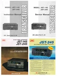 Jrc JST-145 JST-245 Instruction + Service Manual W/ 11X17" Brochure Ad. Fixed Price $59.95.