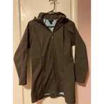 Rei Co-op Hillsdale Brown Women Hooded Jacket. Size S. Headphone Pocket. Fixed Price $34.99.