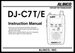 Alinco DJ-C7 Transceiver Instruction Manual 34 Pages Operating Guide. Fixed Price $19.99.