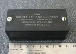 General Radio 50KC Quartz Bar And Mounting Type 676-A Serial #302 From 1936. Fixed Price $89.99.