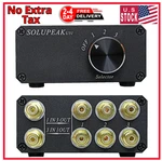 Premium Rca Box, 3 In 1 Out Audio Switch, Stereo With Signa.... Fixed Price $64.49.