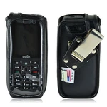 Turtleback Sonim XP5 Black Leather Fitted Phone Case Rotating Metal Belt Clip. Fixed Price $62.99.
