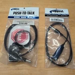 Rugged Radios PTT-VM2-SC Straight Cord + 3FT Qd Extension Free Ship!. Fixed Price $59.99.