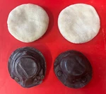 Naval Aviation Brown Leather Earcups For 1092 Helmets. Fixed Price $44.50.