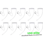 LOT10 Bud Tips Acoustic Coil Tube For Walkie Talkie Radio Earpiece Headset. Fixed Price $22.00.
