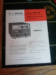 Vintage Brochure 1 Page R. L. Drake TC-6 6-M Transmitting Converter. Fixed Price $29.99.