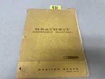 Heathkit HO-10 Ham Radio Vintage Monitor Scope Assembly Manual (original). Fixed Price $19.99.