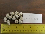 12 Pieces Ceramic Insulator CAS-61365 High Voltage Tube Electronics Nos. Fixed Price $11.95.