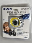 Jensen Sport Digital Am /fm Stereo Armband Radio SAB-55 Yellow New Sealed. Fixed Price $22.00.