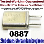 34.520 Mhz Crystal For 101 Bs Es Ex Fe Fx FT-277 Radio Meter 10B. Fixed Price $34.95.