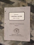 Krohn-hite Models 310-AB (r) Band-pass Filter Operating & Maintenance Manual. Fixed Price $22.98.
