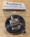 Browning Stainless Steel Cb Antenna Mirror Mount W/ 18 Cable And Stud New. Fixed Price $27.99.