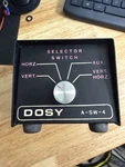 Dosy 4-POSITION Antenna Selector Switch Handles Up 1000W (A-SW-4, SW4). Fixed Price $45.00.