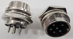 Lot Of 2 Workman C-6P Replacement 6-PIN Cb Radio Microphone Panel Jack Mount C6P. Fixed Price $12.95.