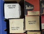 Lot If 3 Jan Joint Army Navy 6SG7Y Radio Tubes Vacuum Military Surplus. Fixed Price $35.00.