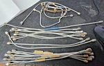 26 Pc Lot Carlisle Tensolite Semi Flex Rf Coax Cables 18 + Rigid Sma. Fixed Price $119.25.