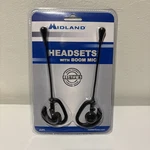 Midland AVP-1 Black Ear-hook Headsets. Fixed Price $12.00.