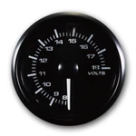 Mgs 52MM 2-1/16" Volt Meter Gauge 18V White & Amber Led 12V Black Bezel. Fixed Price $34.19.