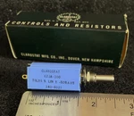1PC Clarostat 62JA-100 Ohm 10-TURN Wirewound Precision Potentiometer **nos. Fixed Price $50.00.