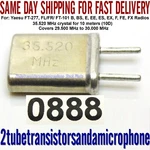 35.520 Mhz Crystal For Yaesu Ft 101 Bs Ex Fe Fx Radio 10D Meter. Fixed Price $34.95.