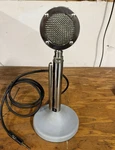 Astatic D-104 Desk Microphone W/ Stand 3.5MM Plug Universal Compatibility. Fixed Price $92.50.