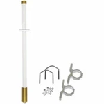 Omnidirectional Base Wideband Radio Antenna Vhf 115-170 Mhz 2.5 Dbd Female Ham. Fixed Price $76.00.