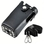 Leather Case Carrying Holder Holster For Motorola Two Way Radio HT750 HT1250 Us. Fixed Price $17.40.