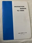 Yaesu YC-1000L Logging Data Processor Instruction Manual Original + Schematics.. Fixed Price $38.00.