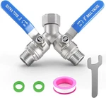 304 Stainless Steel Garden Hose Splitter 2 Way Heavy Duty, Full Flow. Fixed Price $27.99.