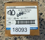 Thomas&betts PLG-2-RD 3/4" Dry-tite Close-up Plugs Zinc Pack Of 70. Fixed Price $69.99.
