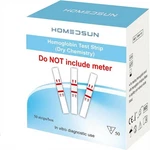 Homedsun 50 Pack Hemoglobin Test Strips With Lancets Droppers Exclusively Com.... Fixed Price $83.47.