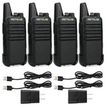 Retevis RT22 Two Way Radio Long Range Rechargeable,portable Black. Fixed Price $57.36.