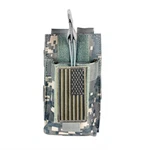 Acu Camo Molle Radio Pouch + Flag Patch For Baofeng Btech Yaesu Icom Motorola. Fixed Price $18.03.