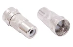 Rca Female Jack F-type Plug Coaxial Adapter Radio Connector RG59/6. Fixed Price $5.59.