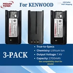 3X Battery For Kenwood Radio KNB45, KNB-45L, TK-2200L, TK-3200 1700MAH, Li-ion. Fixed Price $54.75.