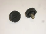Workman KN6P DX3 6MM Plastic Replacement Radio Side Screw Knobs 2PC Set. Fixed Price $11.95.