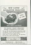 1943 Wwii Carter Magnet Dynamotor Catalog Offer Radio Magmotor AD1. Fixed Price $8.74.